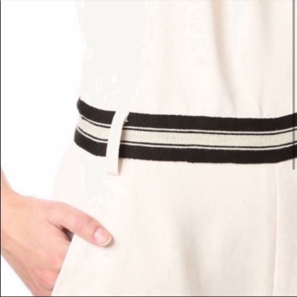 NWT-Anthropologie Sporty Chic Feminine Hepburn-Esque Wide Leg Low Back Jumpsuit - Picture 7 of 13